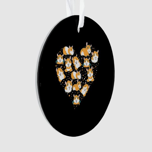 Guinee Pig Love Ornament (voorkant)