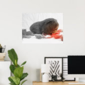 Guinee Pig Love Poster (Thuiskantoor)