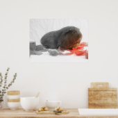 Guinee Pig Love Poster (Keuken)