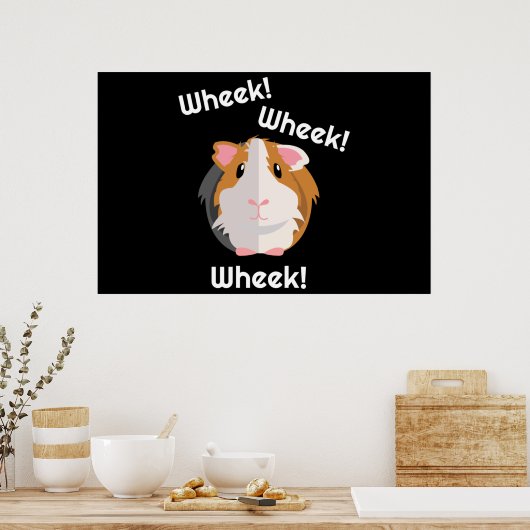 Guinee Pig Love Poster (Keuken)