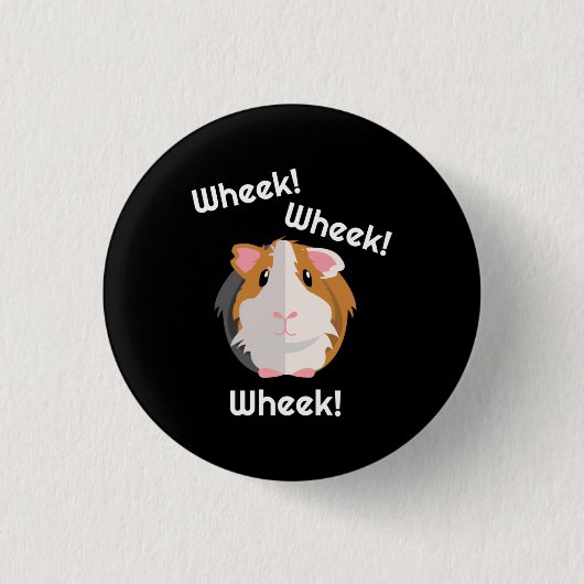 Guinee Pig Love Ronde Button 3,2 Cm (Voorkant)