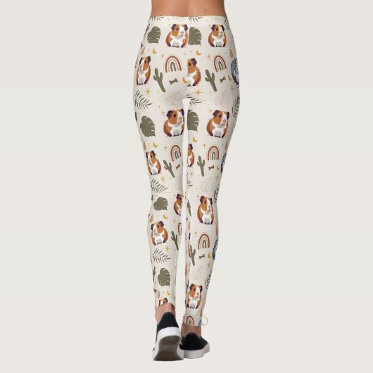 Guinee Pig Lover Gift Leggings (Achterkant)