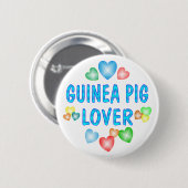 GUINEE PIG LOVER RONDE BUTTON 5,7 CM (Voorkant /achterkant)