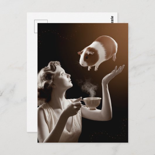 Guinee Pig Magick Briefkaart (Voorkant / Achterkant)