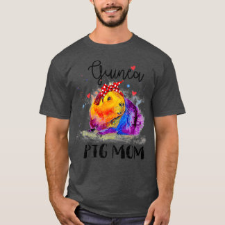 Guinee Pig Mam Cute Funny Pet Owne Guinee Pigs T-shirt