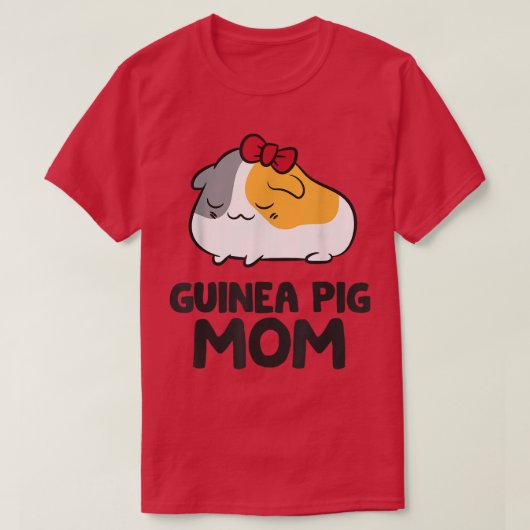 Guinee Pig Mam Guinee Pig Mama Cute Guinee Pig T-shirt (Design voorkant)