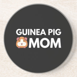 Guinee Pig Mam Zandsteen Onderzetter