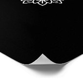 Guinee-Pig Mandala Art Poster (Hoek)