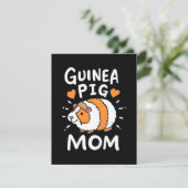 Guinee Pig Moeder Bedankkaart (Staand voorkant)