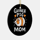 Guinee Pig Moeder Keramisch Ornament (Rechts)