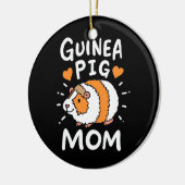 Guinee Pig Moeder Keramisch Ornament (Links)