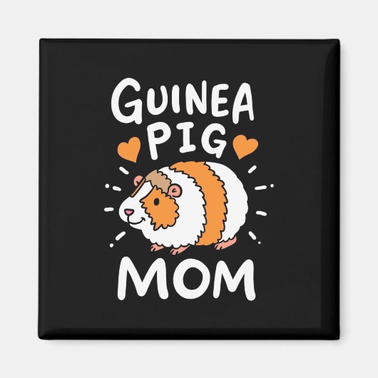Guinee Pig Moeder Magneet (Voorkant)