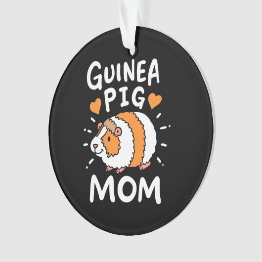 Guinee Pig Moeder Ornament (voorkant)