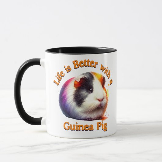 Guinee Pig Moeder Papa Knaagdier liefhebber Gift k Mok (Links)