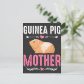 Guinee Pig Moeder Rodent Pet Love Briefkaart (Staand voorkant)