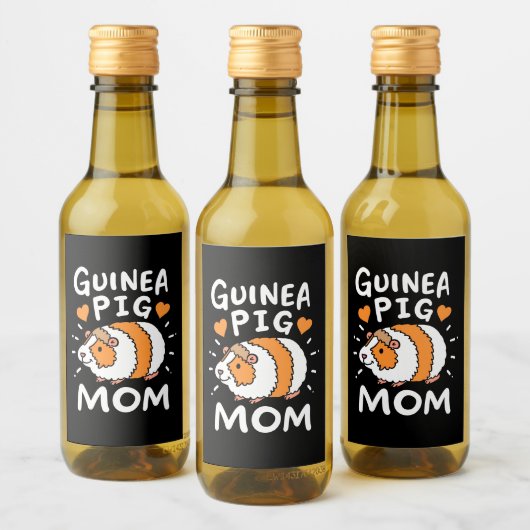 Guinee Pig Moeder Wijn Etiket (Flessen)