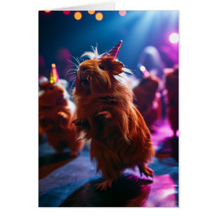 Guinee Pig Party Groeten Kaart