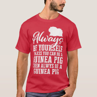 Guinee Pig Pet Peruvian Sheba2341 T-shirt
