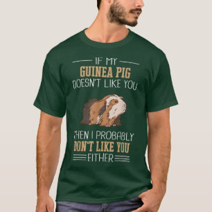 Guinee Pig Pet Peruvian Sheba 499 T-shirt