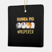 Guinee Pig Pig Whisperer Cute Cavy Keramisch Ornament (Links)
