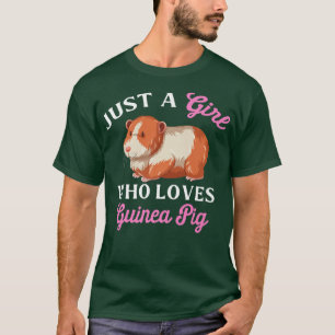 Guinee Pig Quote is een meisje dat van Guinee houd T-shirt