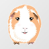 Guinee Pig Raamsticker (Vel)