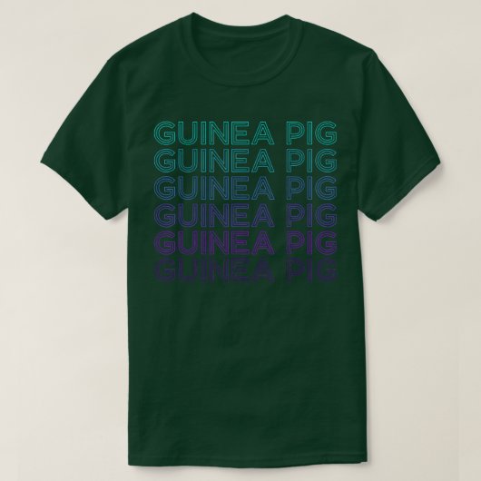 Guinee Pig Retro529 T-shirt (Design voorkant)