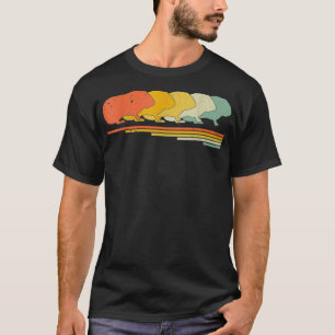 Guinee Pig Retro  70s 80s Dierenvriend T-shirt