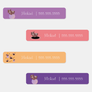 Guinee Pig School Class Lunch Naam Nummer Labels