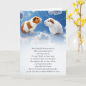 Guinee Pig Sympathie Verlies van Pet Kaart (Gele Bloem)