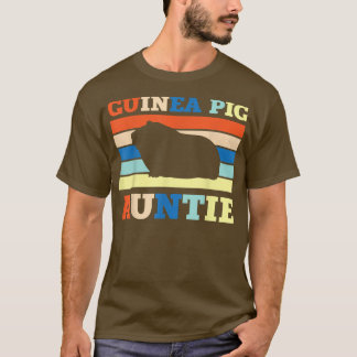 Guinee Pig Tante Retro  Apparel - Novelty Au T-shirt
