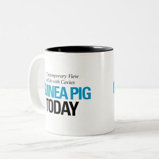 Guinee Pig Today Logo Mok (Voorkant links)