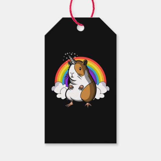 Guinee Pig Unicorn Cadeaulabel (Voorkant)