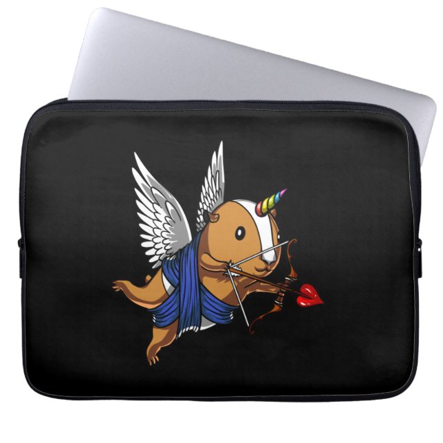 Guinee Pig Unicorn Laptop Sleeve (Voorkant)