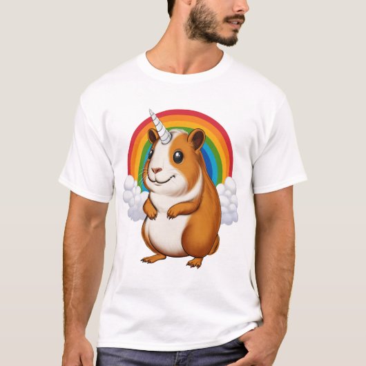 Guinee Pig Unicorn T-shirt (Voorkant)