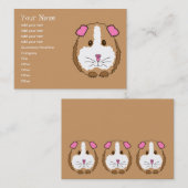 Guinee Pig Visitekaartje (Voorkant / Achterkant)