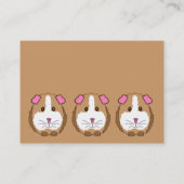 Guinee Pig Visitekaartje (Achterkant)