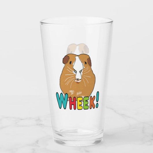 Guinee Pig Wheek Glas (Voorkant)