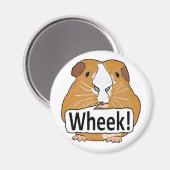 Guinee Pig Wheek Magneet (Voorkant / Achterkant)