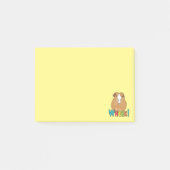 Guinee Pig Wheek Post-it® Notes (Voorkant)