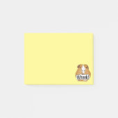 Guinee Pig Wheek Post-it® Notes (Voorkant)