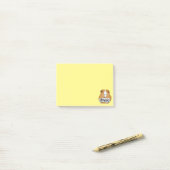 Guinee Pig Wheek Post-it® Notes (Op bureau)