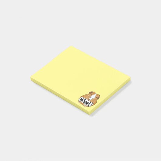 Guinee Pig Wheek Post-it® Notes (Schuin)
