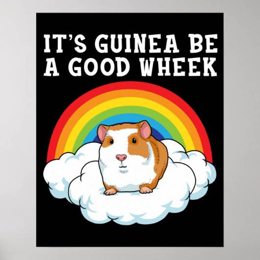 Guinee Pig Wheek Poster (Voorkant)
