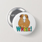 Guinee Pig Wheek Ronde Button 5,7 Cm (Voorkant /achterkant)