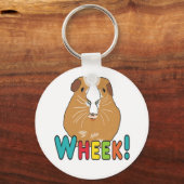 Guinee Pig Wheek Sleutelhanger (Voorkant)