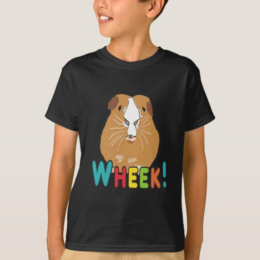 Guinee Pig Wheek T-shirt (Voorkant)