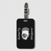 Guinee Pig Whisperer Bagagelabel (Voorkant (verticaal))