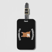 Guinee Pig Whisperer Bagagelabel (Voorkant (verticaal))