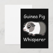 Guinee Pig Whisperer Bedankkaart (Voorkant / Achterkant)